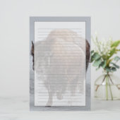 Yellowstone Bison Briefpapier (Staand voorkant)