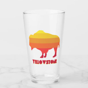 Yellowstone Bison Glas