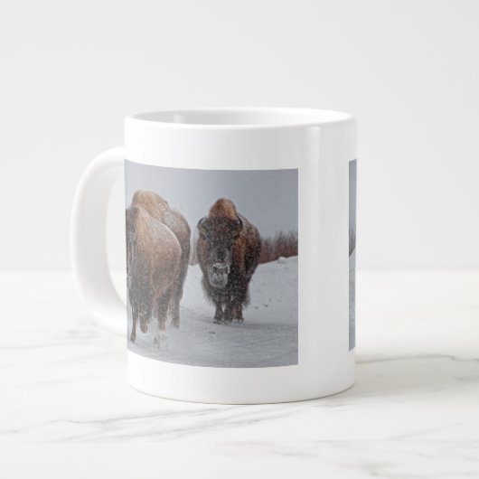 Yellowstone Bison Grote Koffiekop (Links)