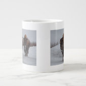 Yellowstone Bison Grote Koffiekop (Voorkant)