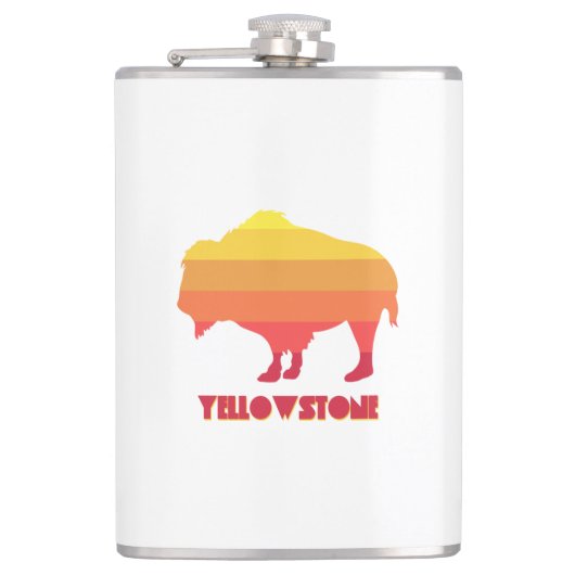Yellowstone Bison Heupfles (Voorkant)