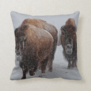 Yellowstone Bison Kussen