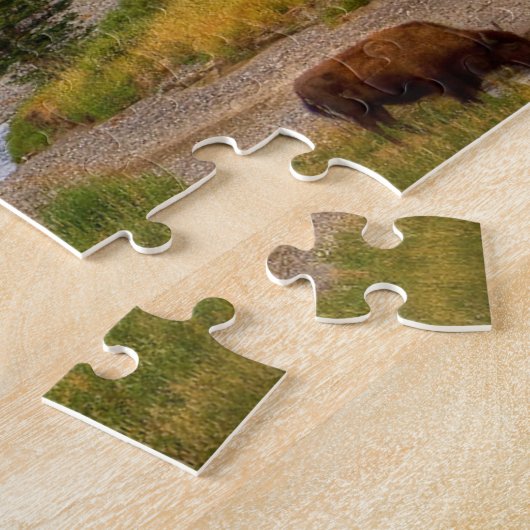 Yellowstone Bison Legpuzzel (Zijkant)