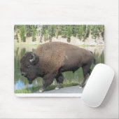 Yellowstone Bison Muismat (Met muis)