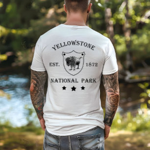 Yellowstone Bison Nationaal Park Vintage T-shirt