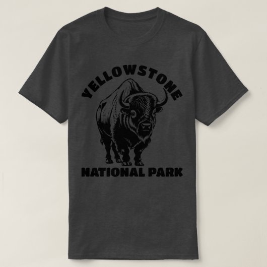 Yellowstone Bison T-shirt (Design voorkant)