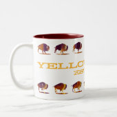 Yellowstone Bizon Hardlopen Tweekleurige Koffiemok (Links)