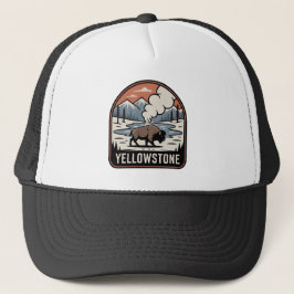 Yellowstone Bizon Retro Park Badge Trucker Pet