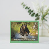 Yellowstone Black Beer Briefkaart (Staand voorkant)