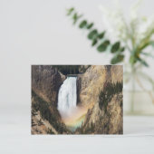 Yellowstone - briefkaart van Herfsten van laaggeel (Staand voorkant)