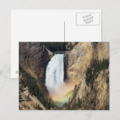 Yellowstone - briefkaart van Herfsten van laaggeel (Voorkant / Achterkant)