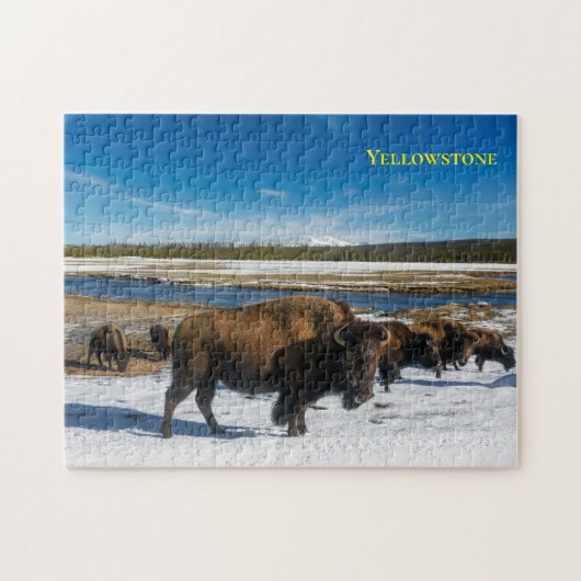 Yellowstone Buffalo Game Puzzle Legpuzzel (Horizontaal)