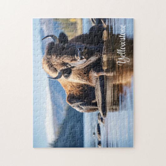 Yellowstone Buffalo Jigsaw Puzzel (Verticaal)