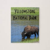Yellowstone Buffalo Souvenir Legpuzzel (Verticaal)