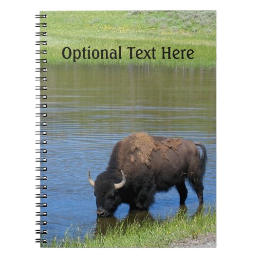 Yellowstone Buffalo Souvenir Notitieboek (Voorkant)