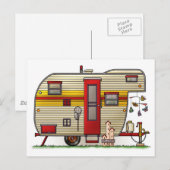 Yellowstone Camper Trailer Briefkaart (Voorkant / Achterkant)