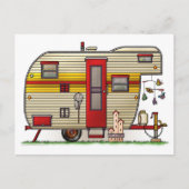 Yellowstone Camper Trailer Briefkaart (Voorkant)