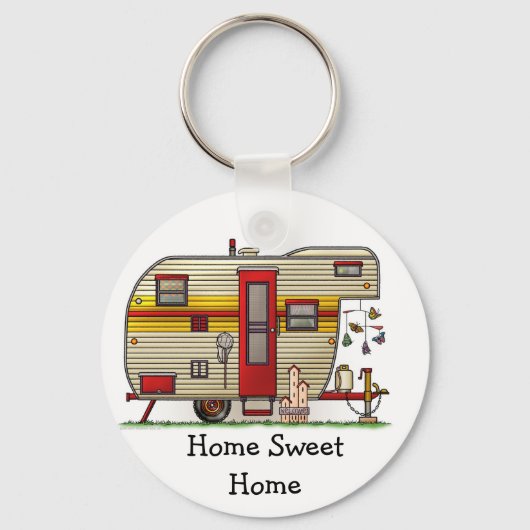 Yellowstone Camper Trailer HSH Sleutelhanger (Voorkant)