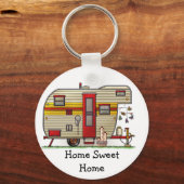 Yellowstone Camper Trailer HSH Sleutelhanger (Voorkant)