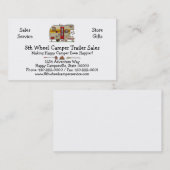 Yellowstone Camper Trailer M Visitekaartje (Voorkant / Achterkant)