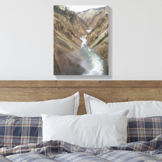 Yellowstone Canvas Afdruk (Insitu (Slaapkamer))