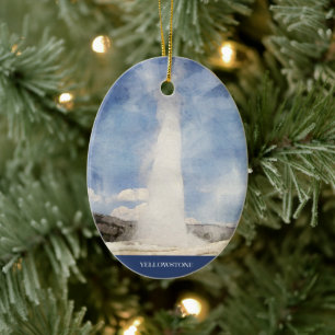Yellowstone Christmas Tree Ornament