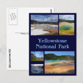 Yellowstone Collage 1 Briefkaart (Voorkant / Achterkant)