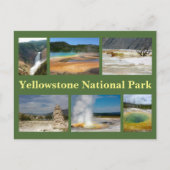 Yellowstone Collage 2 Briefkaart (Voorkant)
