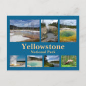 Yellowstone Collage 3 Briefkaart (Voorkant)