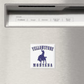 Yellowstone-Cowboy-Blue Magneet (Insitu (Vaatwasser))