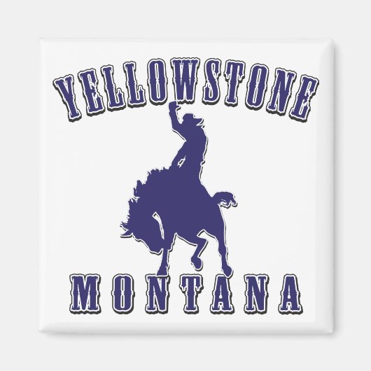 Yellowstone-Cowboy-Blue Magneet (Voorkant)