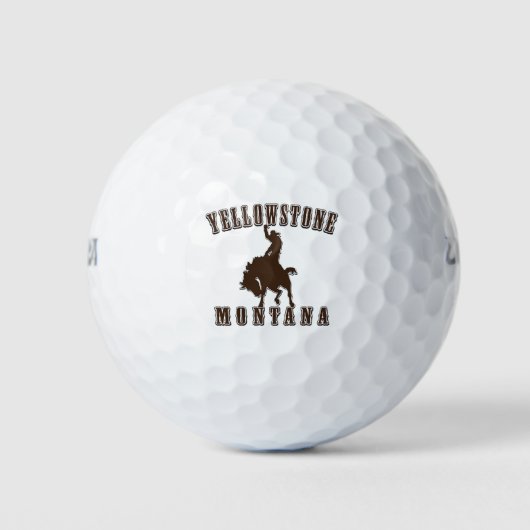 Yellowstone-Cowboy Golfballen (Voorkant)