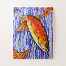 Yellowstone Cutkeel Trout Fish Vist Stream