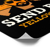 Yellowstone Don't Make Me Send Rip  Poster (Hoek)