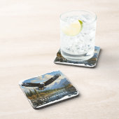 Yellowstone Eagle Beverage Coaster Bier Onderzetter (Rechterzijde)