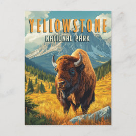 Yellowstone: een retro-reis briefkaart