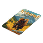 Yellowstone: een retro-reis magneet (Linkerzijde)