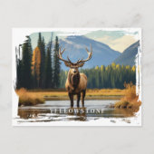 Yellowstone Elk Briefkaart (Voorkant)