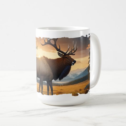 Yellowstone Elk Mok (Voorkant rechts)