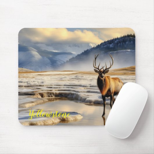 Yellowstone Elk-Muismat Muismat (Met muis)