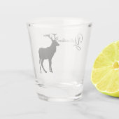 Yellowstone Elk Shot Glas (Achterkant)
