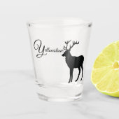 Yellowstone Elk Shot Glas (Voorkant)
