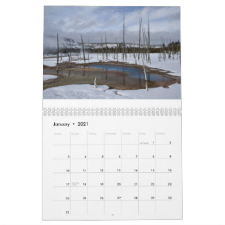 Yellowstone en Tetons Kalender