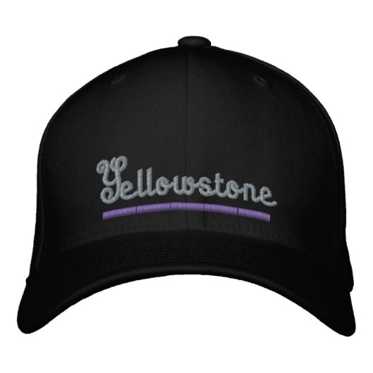 Yellowstone Geborduurde Honkbalpet Hoed Pet (Voorkant)