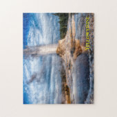 Yellowstone Geyser Spel Puzzel Legpuzzel (Verticaal)