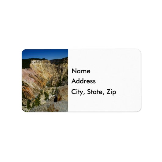 Yellowstone Grand Canyon Etiket (Voorkant)
