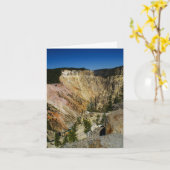 Yellowstone Grand Canyon Wenskaart Kaart (Gele Bloem)