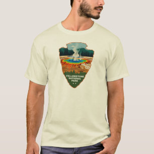 Yellowstone Grand Prismatic Spring Pijlkop T-shirt