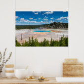 Yellowstone — Grand Prismatic spring-poster Poster (Keuken)