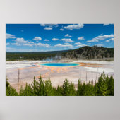 Yellowstone — Grand Prismatic spring-poster Poster (Voorkant)